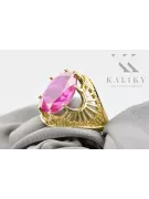 Amethyst 14 Karat Gelbgold Ring Vintage vrc003y